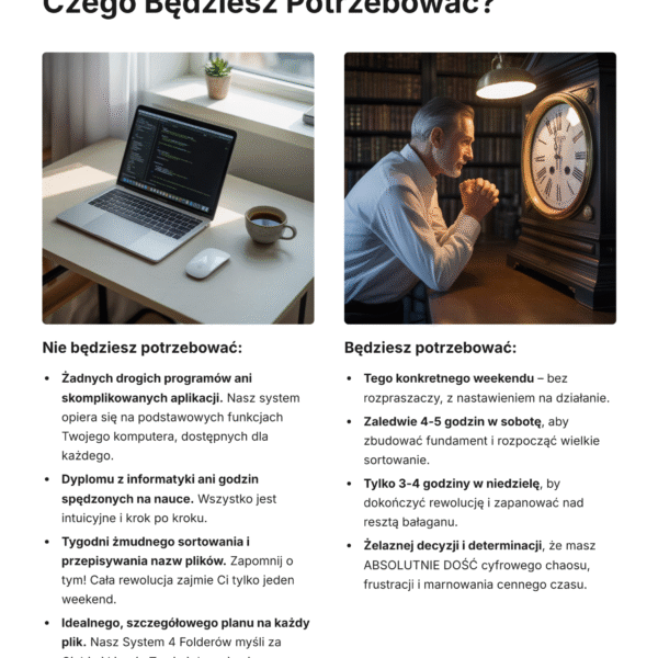 Cyfrowa Szuflada – Jak w Jeden Weekend Uporządkować Swoje Pliki i Odzyskać Spokój Duch