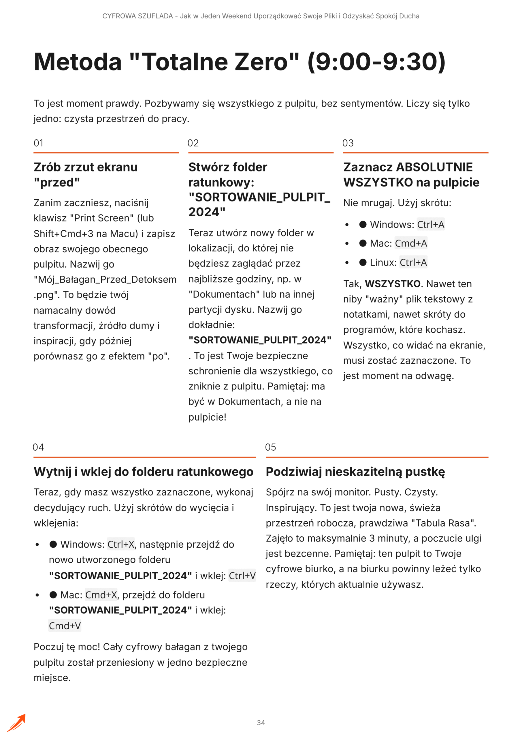 Cyfrowa Szuflada – Jak w Jeden Weekend Uporządkować Swoje Pliki i Odzyskać Spokój Duch