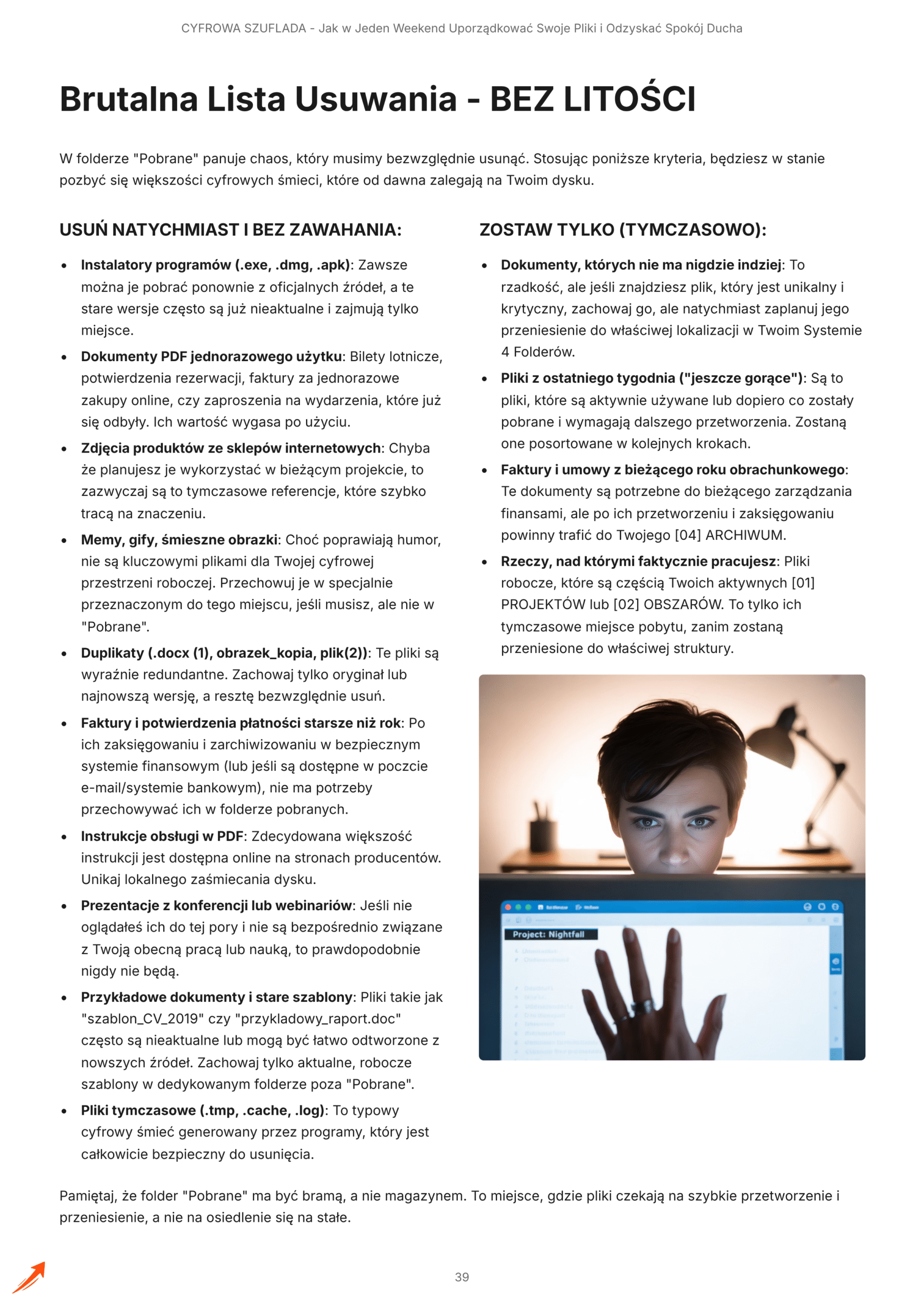 Cyfrowa Szuflada – Jak w Jeden Weekend Uporządkować Swoje Pliki i Odzyskać Spokój Duch