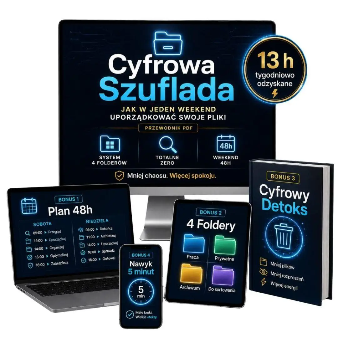 Cyfrowa Szuflada &ndash; Jak w Jeden Weekend Uporządkować Swoje Pliki i Odzyskać Spok&oacute;j Ducha