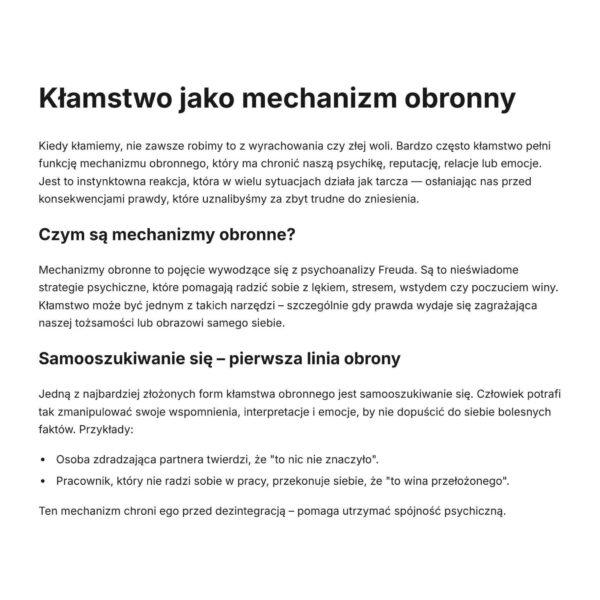 Dlaczego kłamiemy? Tajemnice ludzkiego umysłu i emocji
