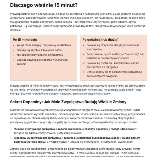 Dom Bez Zagracenia W 15 Minut Dziennie – 21-dniowe Wyzwanie