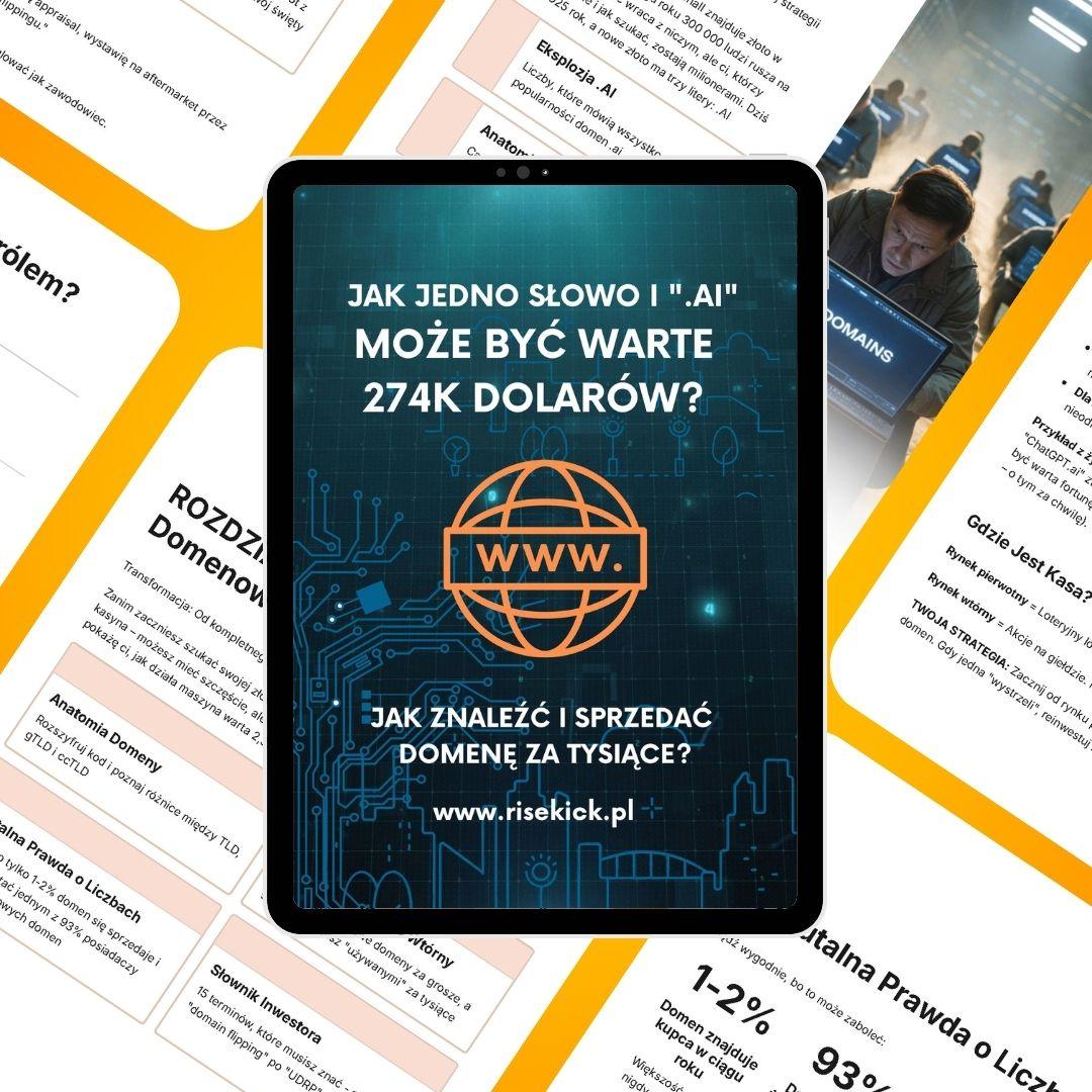 Jak Jedno Słowo i „.ai” może być Warte 274K Dolarów? – Jak znaleźć i sprzedać domenę za tysiące?