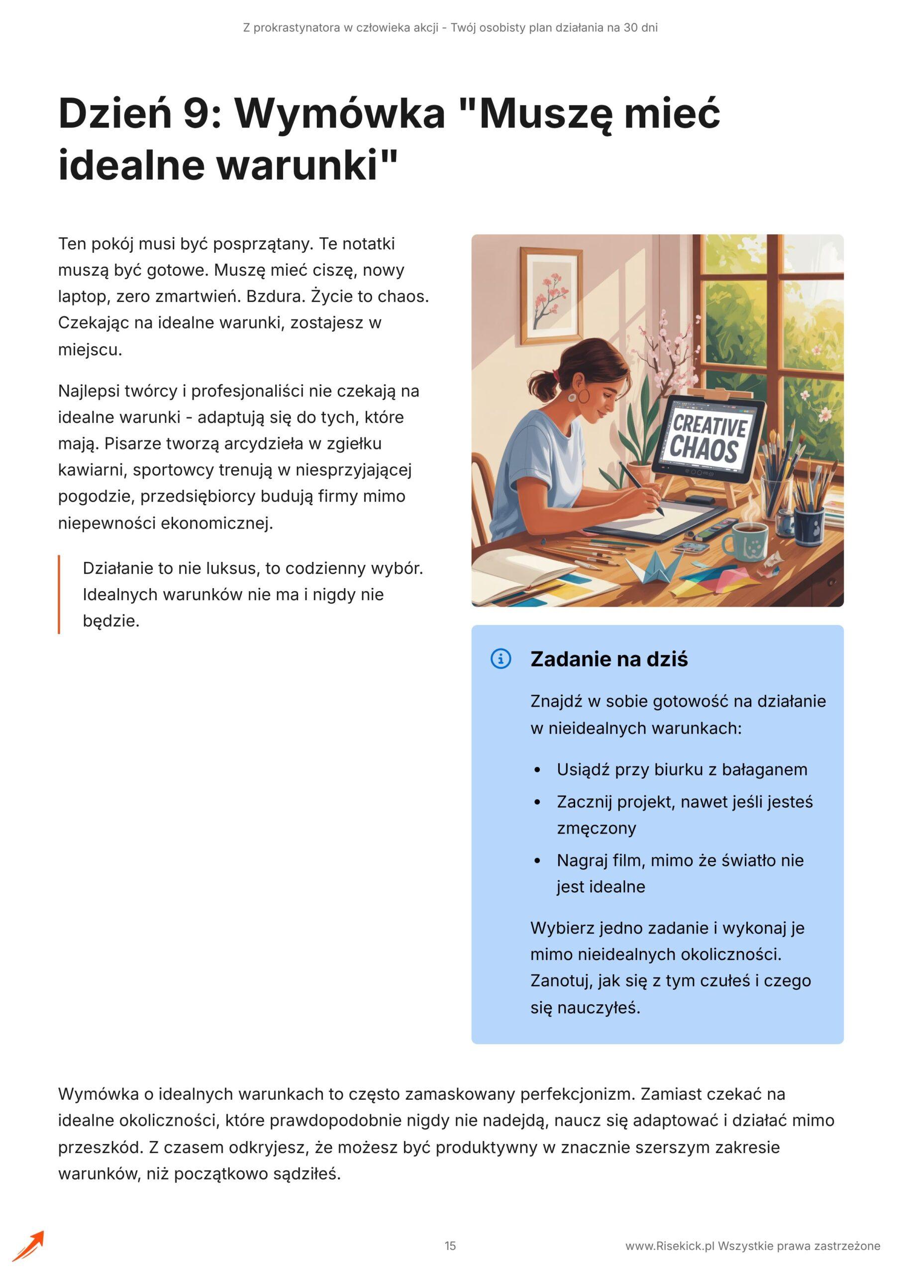 Z prokrastynatora w człowieka akcji – Twój osobisty plan działania na 30 dni