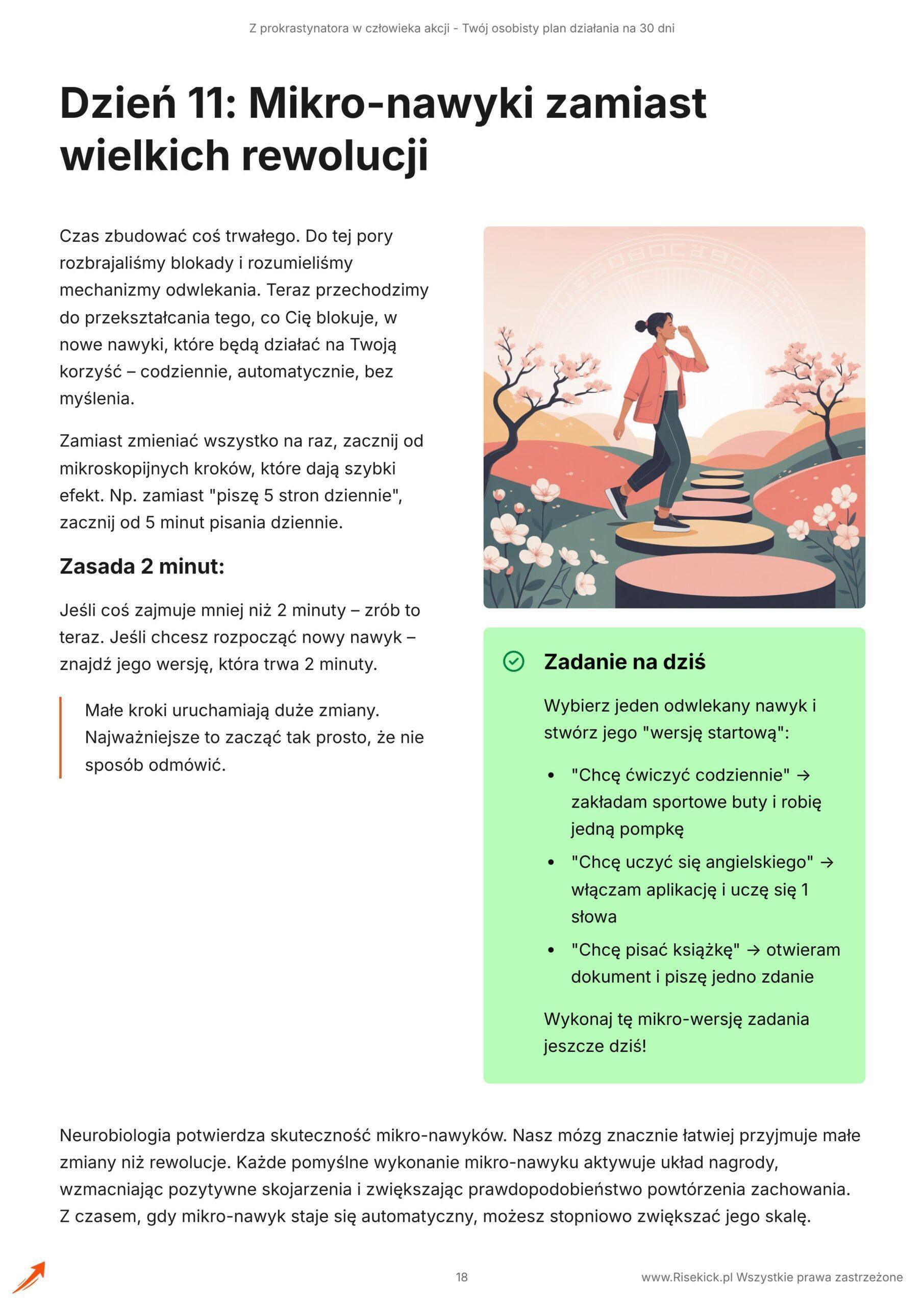 Z prokrastynatora w człowieka akcji – Twój osobisty plan działania na 30 dni