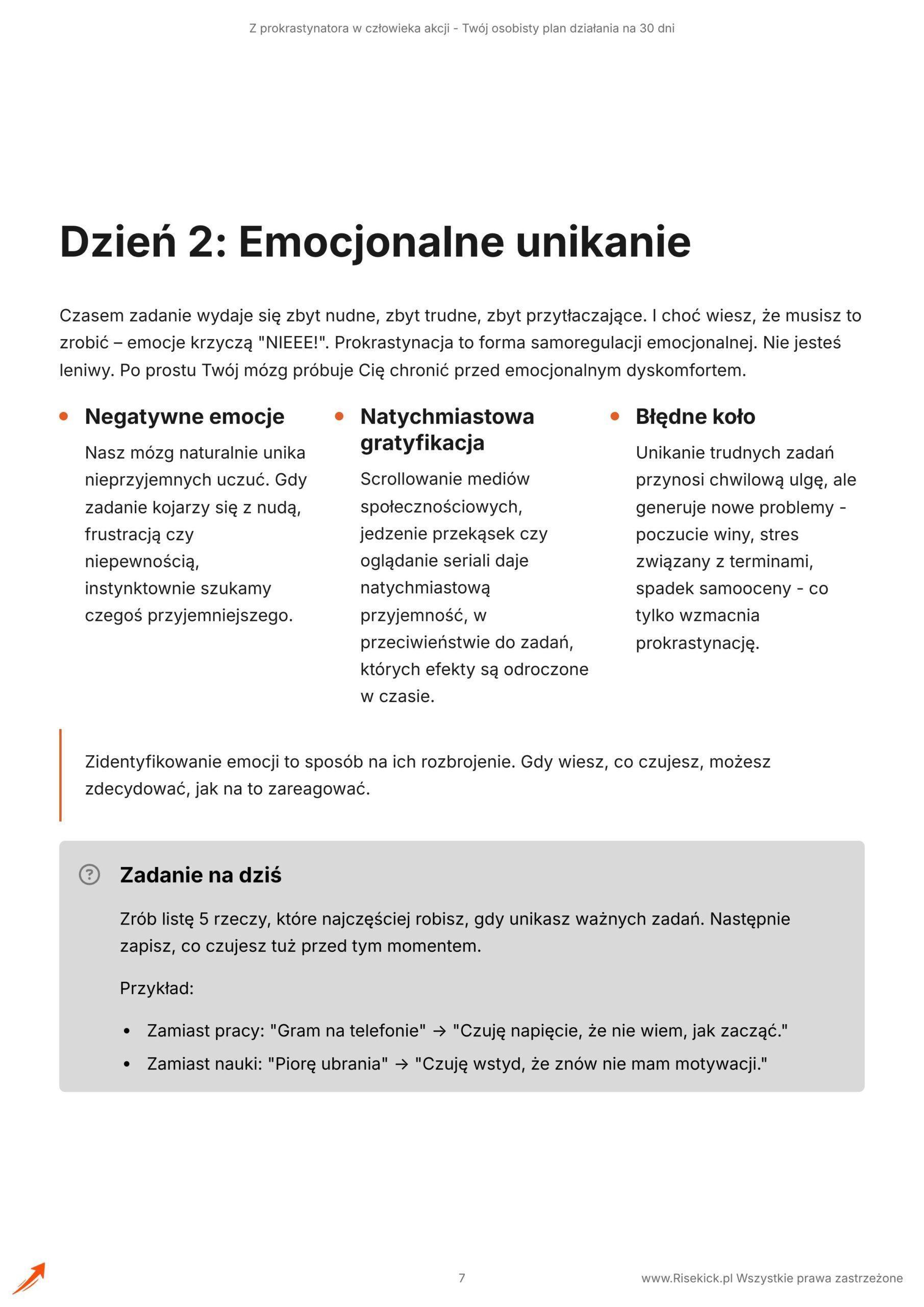 Z prokrastynatora w człowieka akcji – Twój osobisty plan działania na 30 dni