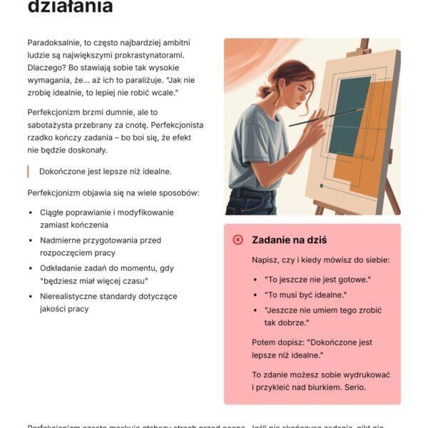 Z prokrastynatora w człowieka akcji – Twój osobisty plan działania na 30 dni