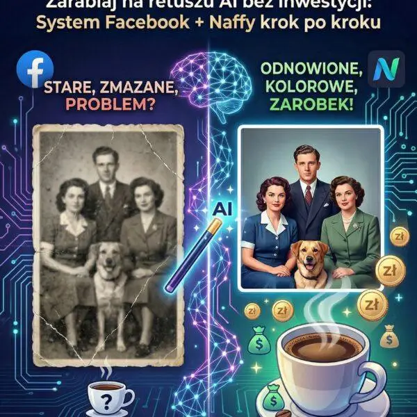 Kawa za Zdjęcie – Zarabiaj na retuszu AI bez inwestycji