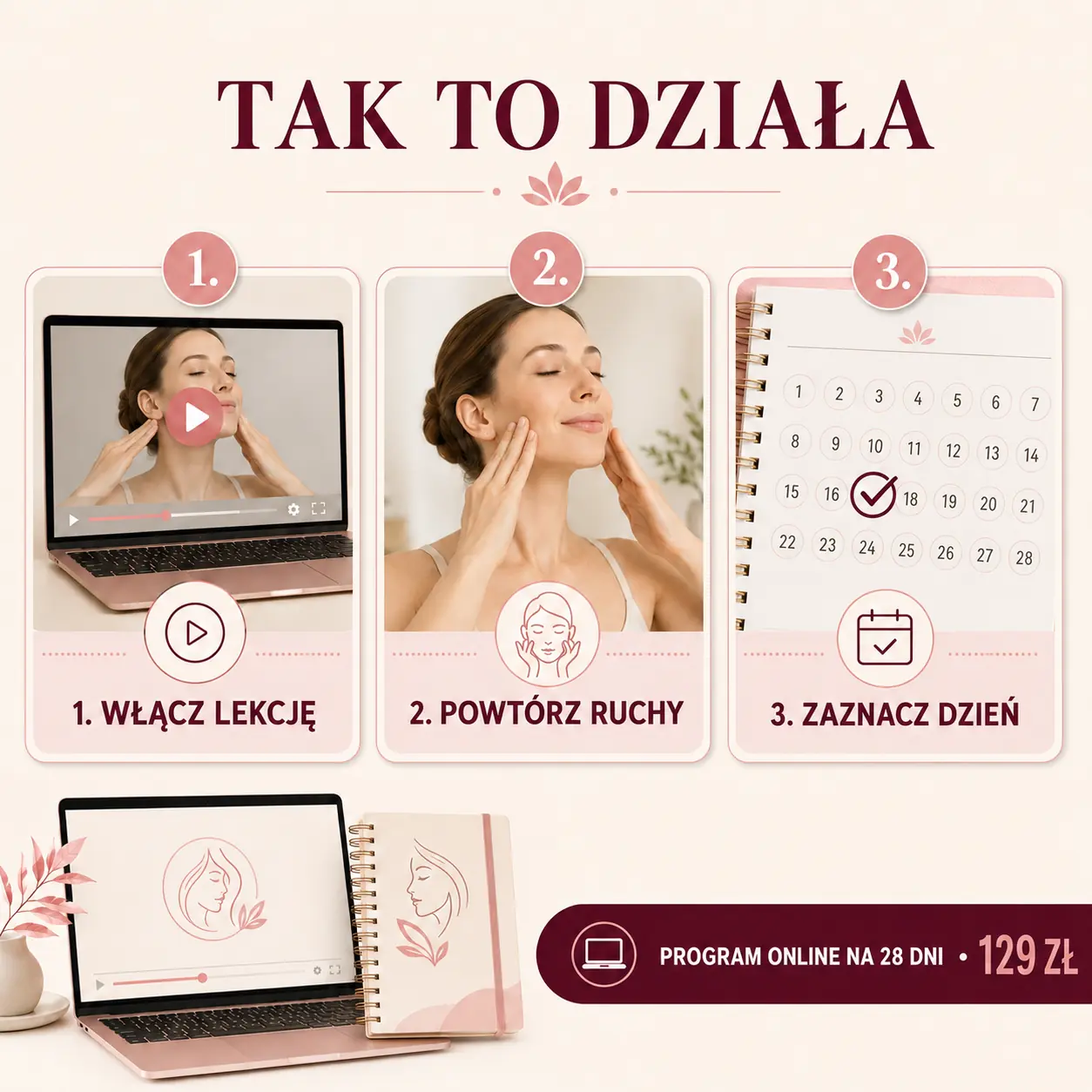 Jak korzystać z programu Joga Twarzy